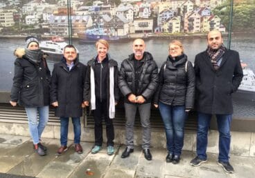reunion del programa erasmus en bergen