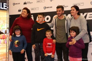 Gayà en Portal de la Marina – Familia con Gayà