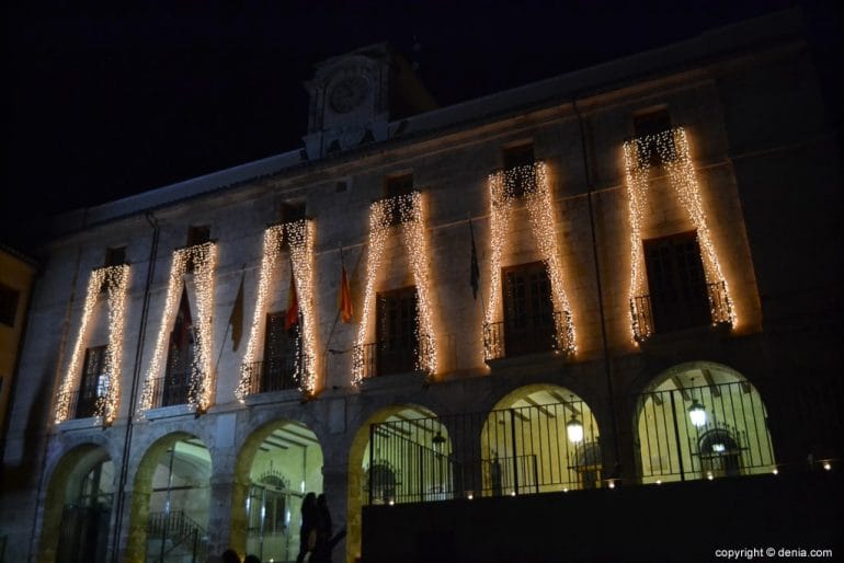 Nit de la Llum 2017 - Fachada del Ayuntamiento