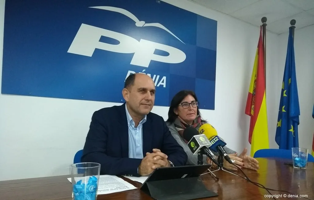 El PP denuncia que la Marina Alta pasa "sin pena ni gloria" por los presupuestos de la Generalitat 1 antoni joan bertomeu y maria mut