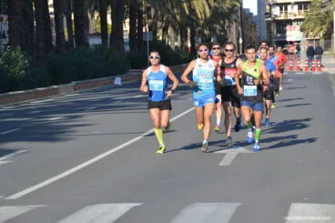 Atletas por el puerto