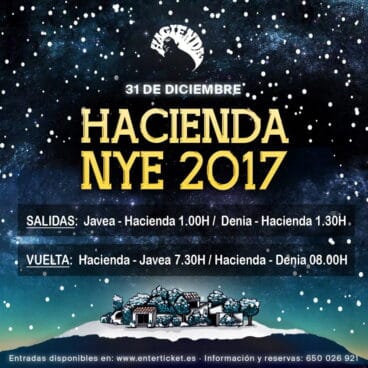 Autobuses Hacienda Nochevieja