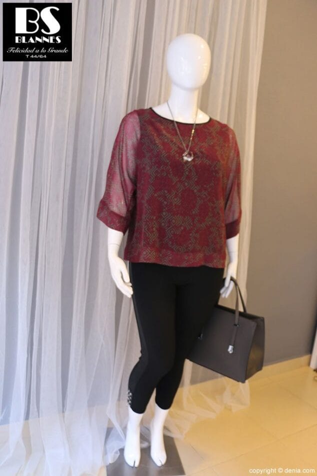 blannes modelo negro escaparate navidad