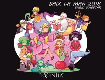 boceto de la falla infantil de baix la mar 2018