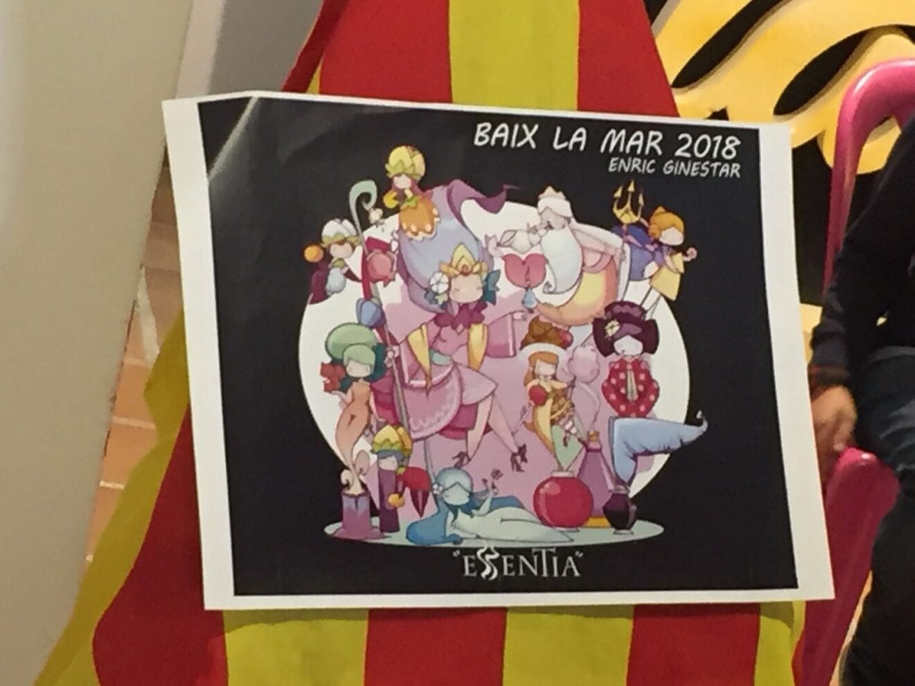 Boceto del monumento infantil de Baix la Mar 2018