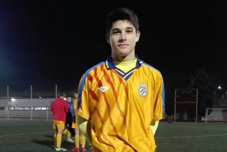 David González con la Selección Valenciana Sub 15