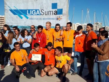 equipo de remo del real club nautico de denia