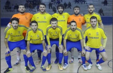 equipo denia futsal en el ultimo partido disputado por el equipo