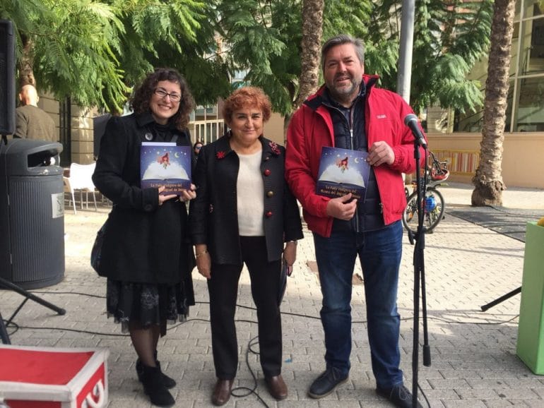 Estefanía Ramos, Roser Cabrera y Rafa Carrió