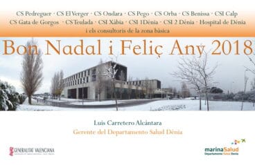 Felicitación Hospital de Dénia
