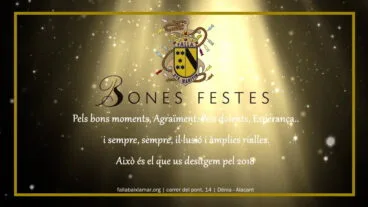 Felicitación navideña Falla Baix la Mar