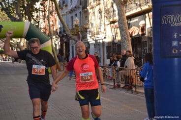 José Mª Chornet y  Javier Reyes en meta