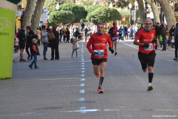 Lancis y Leandro del Nucleo Duro Dénia entrando en meta