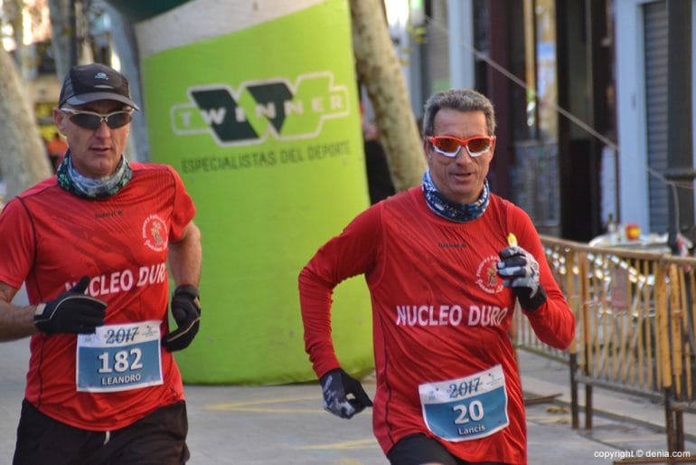 Leandro y Salva Lancis primer paso meta