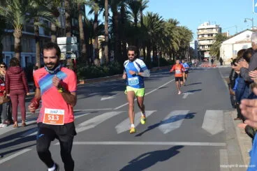 Marcelo Gallego durante la carrera