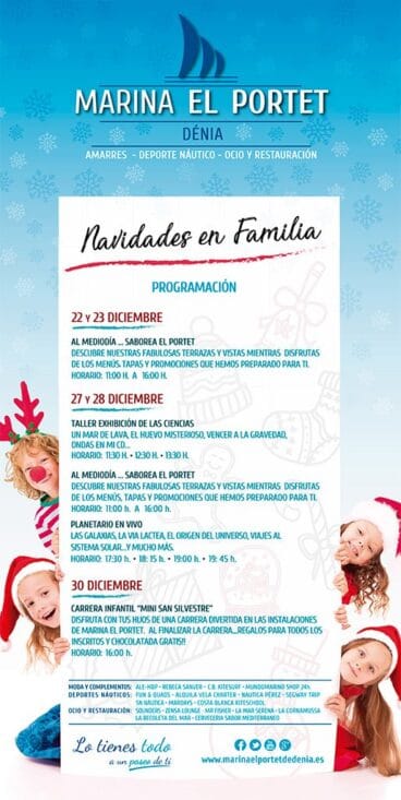 Navidades en familia Marina El Portet