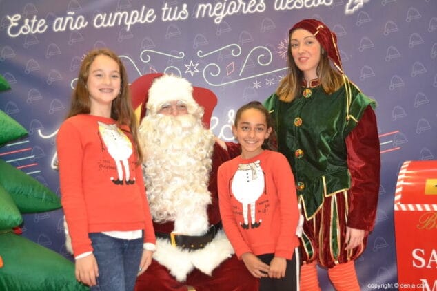 ninas con papa noel