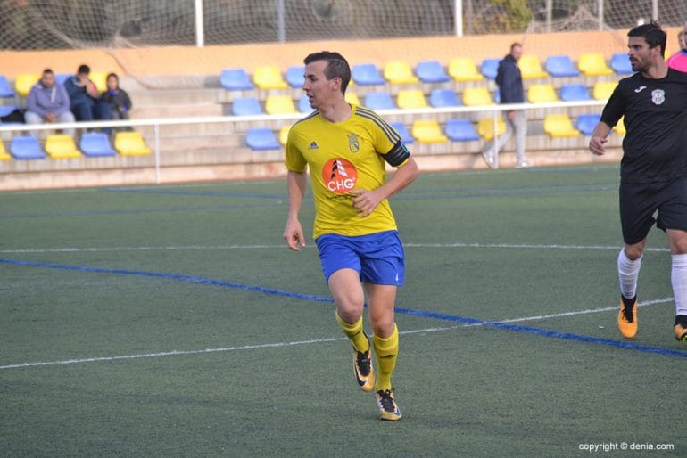 Paco durante el partido