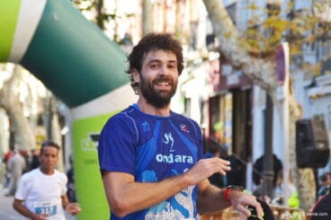 Pep Llença tras entrar en meta