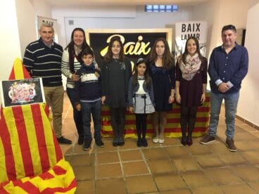 Presentación del boceto de la falla infantil de Baix la Mar