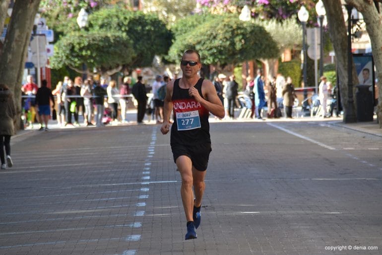 Sergi Soler entrando en meta