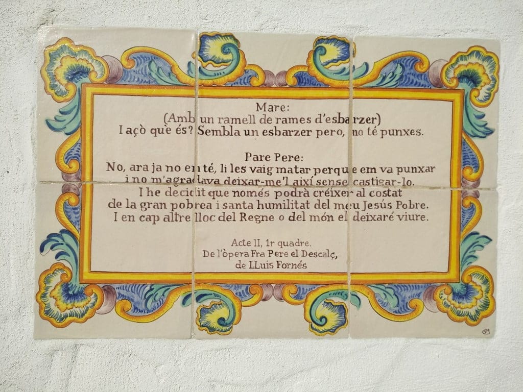 texto sobre el pare pere