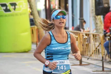 Yanina Flores en meta