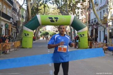 Youssef Ahatach entrando como vencedor