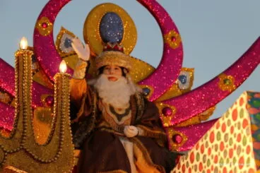 Cabalgata Reyes Magos Dénia 2018 – Carroza de Melchor