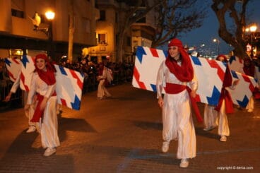 Cabalgata Reyes Magos Dénia 2018 – Baile de las cartas