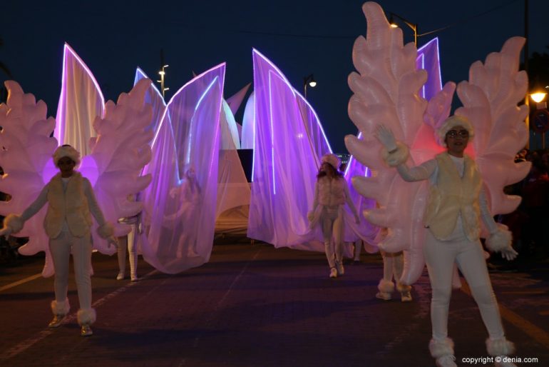 Cabalgata Reyes Magos Dénia 2018 - Baile de los ángeles