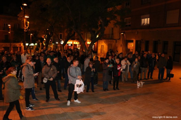 Concentración por los presos catalanes en Dénia - Participantes