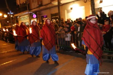 Cabalgata Reyes Magos Dénia 2018 – Antorcheros de Melchor