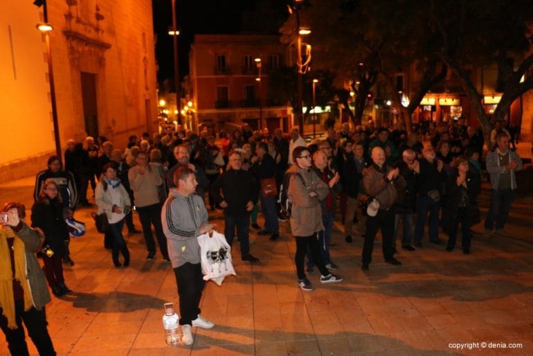Concentración por los presos catalanes en Dénia - Participantes