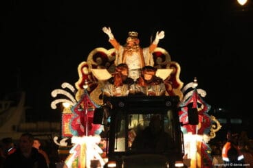 Cabalgata Reyes Magos Dénia 2018 – Carroza de Gaspar
