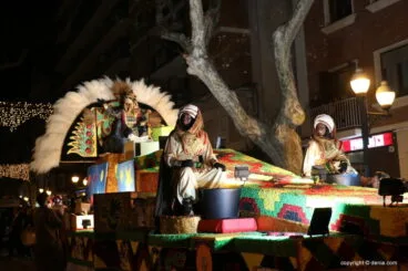 Cabalgata Reyes Magos Dénia 2018 – Carroza de Baltasar