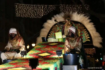 Cabalgata Reyes Magos Dénia 2018 – Carroza de Baltasar
