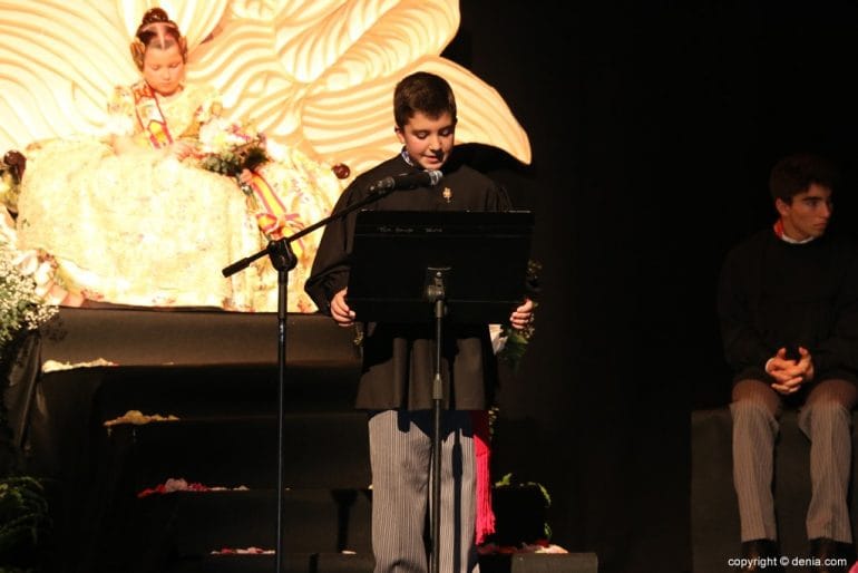 Presentación infantil falla Centro 2018 - Palabras de Francisco