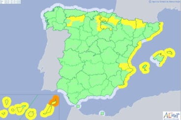 alerta amarilla para el fin de semana