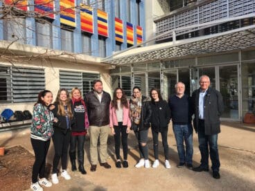 Alumnos del IES Número 3 de Dénia que participarán en FITUR
