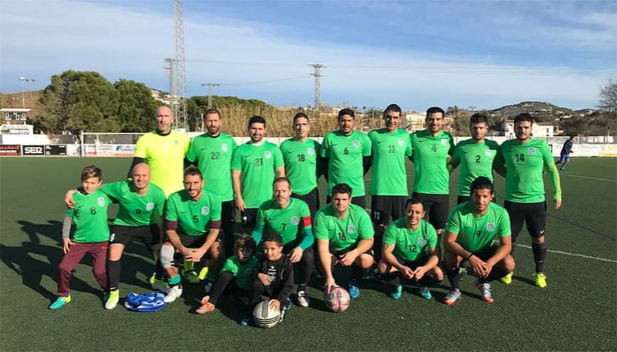 calpe veteranos antes de un partido