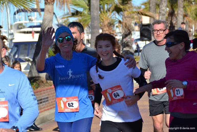 Caravaca durante la carrera