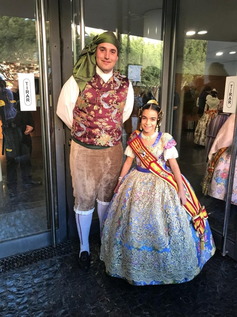 Carla en la proclamación de la FMI de València