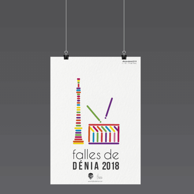 cartell penjat musica