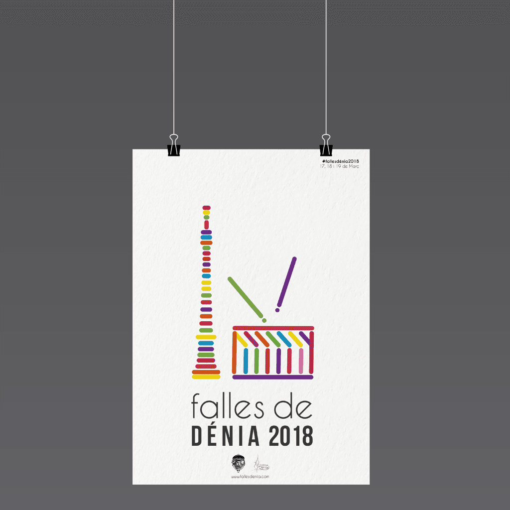 cartell penjat musica