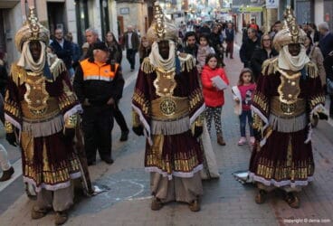 Carteros Reales en la calle Diana