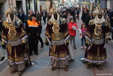 Carteros Reales en la calle Diana