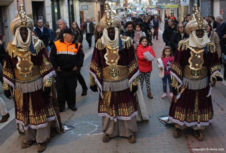 Carteros Reales en la calle Diana