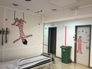 Dibujos de Imma Mengual en el Hospital