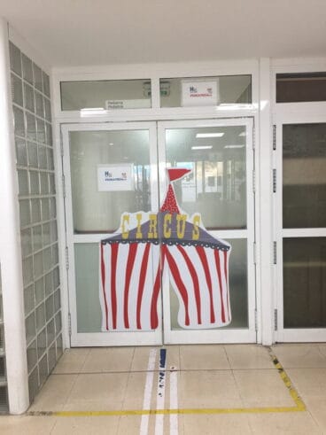 Entrada a la sala de urgencias